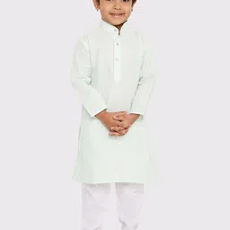 Maharaja Boys Mandarin Collar Kurta with Pyjamas-33