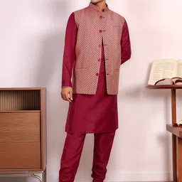 Moda Rapido Men Regular Kurta with Pyjamas-image-40