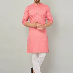 Armaan Ethnic Abstract Printed Pure Cotton Kurta With Pyjamas-87