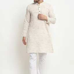 Armaan Ethnic Men Yellow Kurta with Pyjamas-image-26