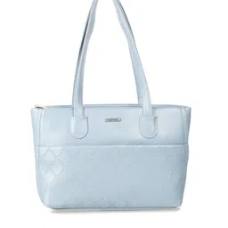 Metro Textured Structured Shoulder Bag with Quilted image 2