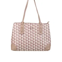 Metro Geometric Printed Structured Shoulder Bag-picture-48