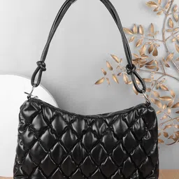 Mochi Structured Handheld Bag with Quilted-image-4