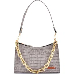 DressBerry Women Textured Structured Shoulder Bag-35