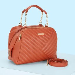 Forever Glam by Pantaloons Quilted Bowling Handheld Bag-picture-24