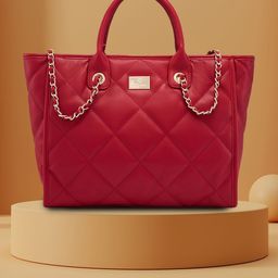 Caprese Structured Tote Bag with Quilted-7