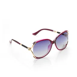 HASHTAG EYEWEAR Women Oval Sunglass with Polarised & UV Protected Lens NH8039-Red-image-26