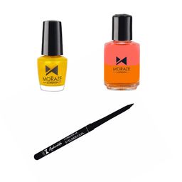 Moraze Set of 3 Nail Polish + Kajal & Nail Polish Remover-9