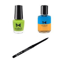 Moraze Set of 3 Nail Polish + Kajal & Nail Polish Remover-13