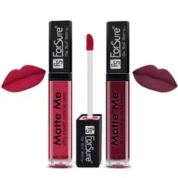 ForSure Set Of 2 Matte Me Non-Transfer Liquid Lipsticks 5ml Each - 108 + 119-52