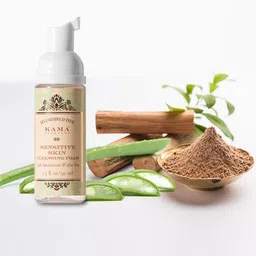 KAMA AYURVEDA Sustainable Sensitive Skin Cleansing Foam with Sandalwood & Aloe Vera 50 ml-picture-15