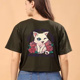 SWIFTLY Women Printed Bio Finish T-shirt-image-65