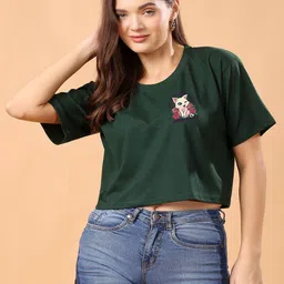SWIFTLY Women Printed Bio Finish T-shirt-image-67