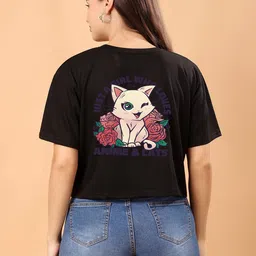 SWIFTLY Women Printed Bio Finish T-shirt-image-63