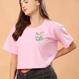 SWIFTLY Women Printed Bio Finish T-shirt-image-82