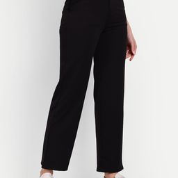 Next One Women Tailored High-Rise Easy Wash Straight Fit Trousers-picture-5