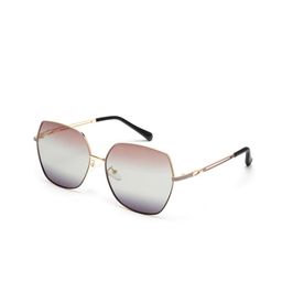 YourSpex Unisex Brown Gradient Lens & Gold-Toned Square Sunglasses with UV Protected Lens-6