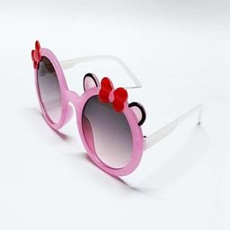 Butterthief Kids Black Lens & Pink Round UV Protected Lens Sunglasses-image-94