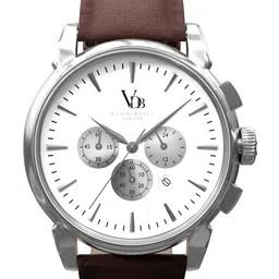 VANDERBILT NEW YORK Unisex Swiftsure Dial & Leather Straps Analogue Watch WTVDB20SWWHT-image-9
