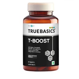 TrueBasics T-Boost Testosterone Supplement With Ashwagandha - 120 Tablets-36