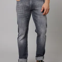 Celio Men Jean Relaxed Fit Heavy Fade Clean Look Stretchable Jeans-image-59