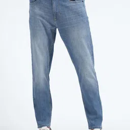 Flying Machine Men Mankle Relax Tapered Fit Clean Look Light Fade Stretchable Jeans-image-88