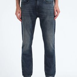 Flying Machine Men Tapered Fit Clean Look Light Fade Stretchable Jeans-picture-26