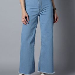 High Star Women 90's Marine Straight Fit High-Rise Stretchable Jeans-image-39