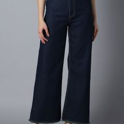 High Star Women 90's Straight Fit High-Rise Clean Look Stretchable Jeans-image-80