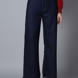 High Star Women 90' Marine Straight Fit High-Rise Stretchable Jeans-image-75