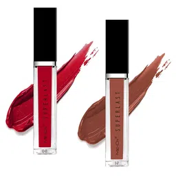 ME-ON Set of 2 Superlast Long Lasting Lip Gloss 6 ml each - Shade 08 & 17-9