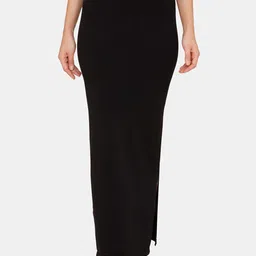Zivame Women Black Solid Saree Shapewear-picture-28