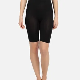 Gopalvilla Women Black Solid Tummy & Thigh Shapewear-image-93