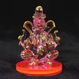 NMII Pink & Transparent Religious Idol Showpiece-image-28