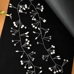 AQUASTREET Women White Embellished Tiara-38