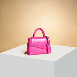 Forever Glam by Pantaloons Textured Structured Handheld Bag-image-48