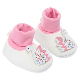 mothercare Girls Swan Embellished Padded Booties-24