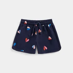 mothercare Girls Printed Pure Cotton Shorts-image-46