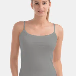 Lovable Sport Round Neck Snug-Fit Thermal Spaghetti Top-image-9