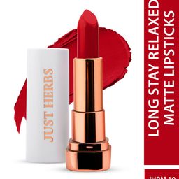 Just Herbs Long Stay & High Pigmented Relaxed Matte Lipstick - Chilli Pepper 10-45