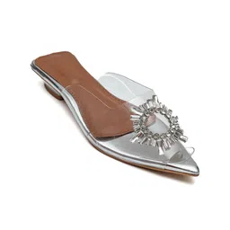 Dapper Feet-Fancy Nancy Embellished Pointed Toe Mules-image-43
