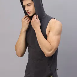 Rigo Men Hooded With Kangaroo Innerwear Vests-image-6