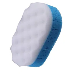 GUBB Dual Bath Sponge - White & Blue-28