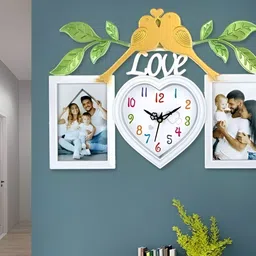 Attractionz White and Black Analogue Contemporary Wall Clock Core-image-58