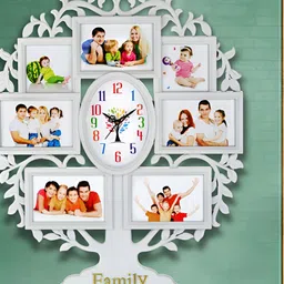 Attractionz White and Black Analogue Contemporary Wall Clock Core-image-59