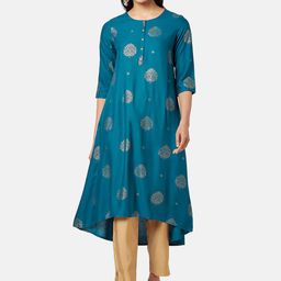 RANGMANCH BY PANTALOONS Ethnic Motifs Printed Kurta-image-48