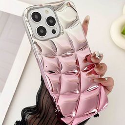 Luxury Kase Geometric Printed iPhone 14 Pro Back Case Mobile Accessories-image-40