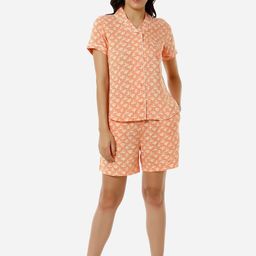 Amante Floral Printed Night Suit-image-8
