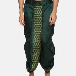 Sethukrishna Men Green Printed Dhoti-image-89