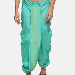 Sethukrishna Men Green Printed Dhoti-image-42